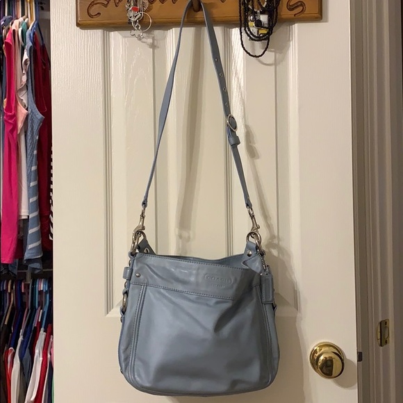 Light blue Coach purse - Picture 3 of 8